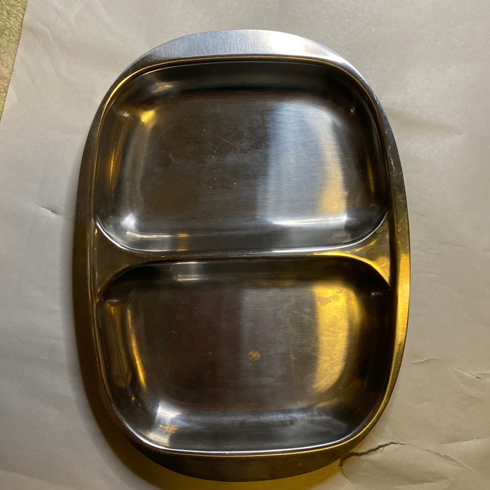 Normandy distribution stainless steel platter